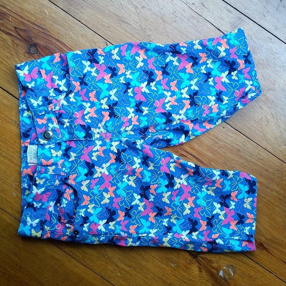 NEW Butterfly Stretchy Jean Shorts